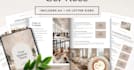 create client welcome packet, job pitch deck, event booklet, onboarding guide
