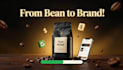 build private label branded dropshipping coffee shopify store, coffee website