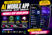 develop ai mobile app, ai integration ios app, android app, mobile app developer