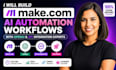 build make com ai automation workflows with openai and API integration experts