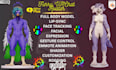 rig and edit vrchat furry avatar, 3d anime vtuber and vseeface model