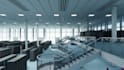 do 3d data center, server room design, data warehouse, data city, IT facility