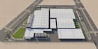 design warehouse, factory, logistics hub cgi and 3d visualization