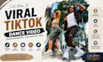 create tiktok dance, viral dance video, trending dance, and dance challenge