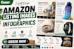 design amazon listing images and infographics