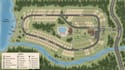 design custom campground map, rv park map, museum map, wine trail map, arena map
