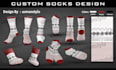 make unique and eye catching sock designs