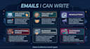 write professional emails, letters and business messages