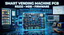 design vending machine pcb with rs232 mdb interface and embedded firmware