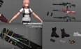 create a customgmod playermodel, sfm, l4d2 model ragdol 3d model
