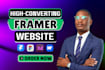 design framer website, framer landing page, figma to framer, framer developer