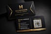 design a unique business card with qr code
