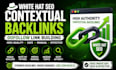do white hat SEO contextual backlinks with dofollow link building
