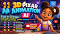 create 3d disney pixar style ai animation video