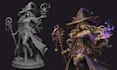 create stylized 3d character, creature sculpt, stl model for game, 3d printing