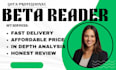 beta read contemporary romance paranormal mythic fiction novel critique feedback