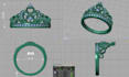 3d cad jewelry design, 3d ring, fivem cuban chain, 3d pendant bracelet, 3d crown