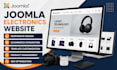 design, redesign, and develop a responsive joomla electronics website