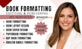 be your book formatter, book formatting and publishing for amazon kdp
