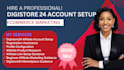 create a verified digistore24 affiliate account for you in 48hours