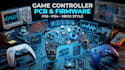 design ps5 ps4 xbox controller pcb schematic and firmware