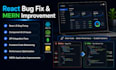 fix react bugs and improve existing mern applications