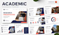 design academic presentation, thesis defense redesign powerpoint lecture slides