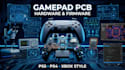 design ps5 ps4 xbox gamepad pcb firmware and hardware