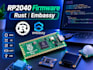 develop raspberry pi pico rp2040 firmware in rust with embassy