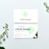 design modern professional business card and visiting card with 3d mockup