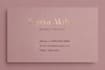 design luxury modern minimalist business card for boutique salon spa