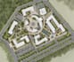 render architectural site plan, master plan, landscape plan map of site plan