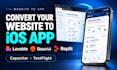 convert lovable to ios app base44 app replit website to app capacitor testflight
