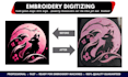 premium digitizing for embroidery patches and applique dst pes all format
