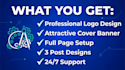 create custom facebook business page logo and banner design