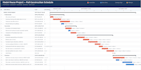 prepare a professional construction schedule using ms project