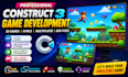 develop 2d construct 3 games, HTML5 multiplayer games and fix bugs
