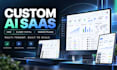 build custom ai saas crm, client portal or b2b marketplace saas web application
