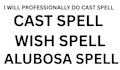 do custom basic alagbado cast spell