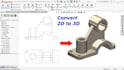 convert sketch to 3d cad model, stl, step files, reverse engineering