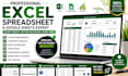 design editable excel spreadsheet, google sheets budget tracker invoice template