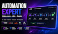setup make com automation, fix make com, made com, n8n automation, make ai agent