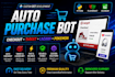 build auto purchase bot, checkout bot, target bot, lazada, pokemon bot