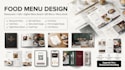 design food menu, cafe menu, digital menu board and resturant menu