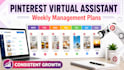 be your pinterest virtual assistant and create engaging pins and boards