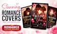 design a steamy romance book cover for kindle