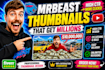 design high CTR youtube thumbnails