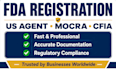 do fda registration, US agent service, and mocra compliance