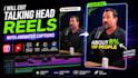 edit talking head reels with animated captions