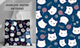 design seamless cartoon vector patterns for your brand